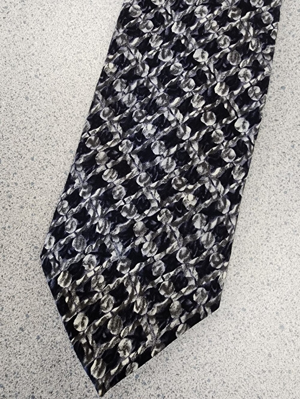 Vintage Cocktail Collection Abstract Floral Tie